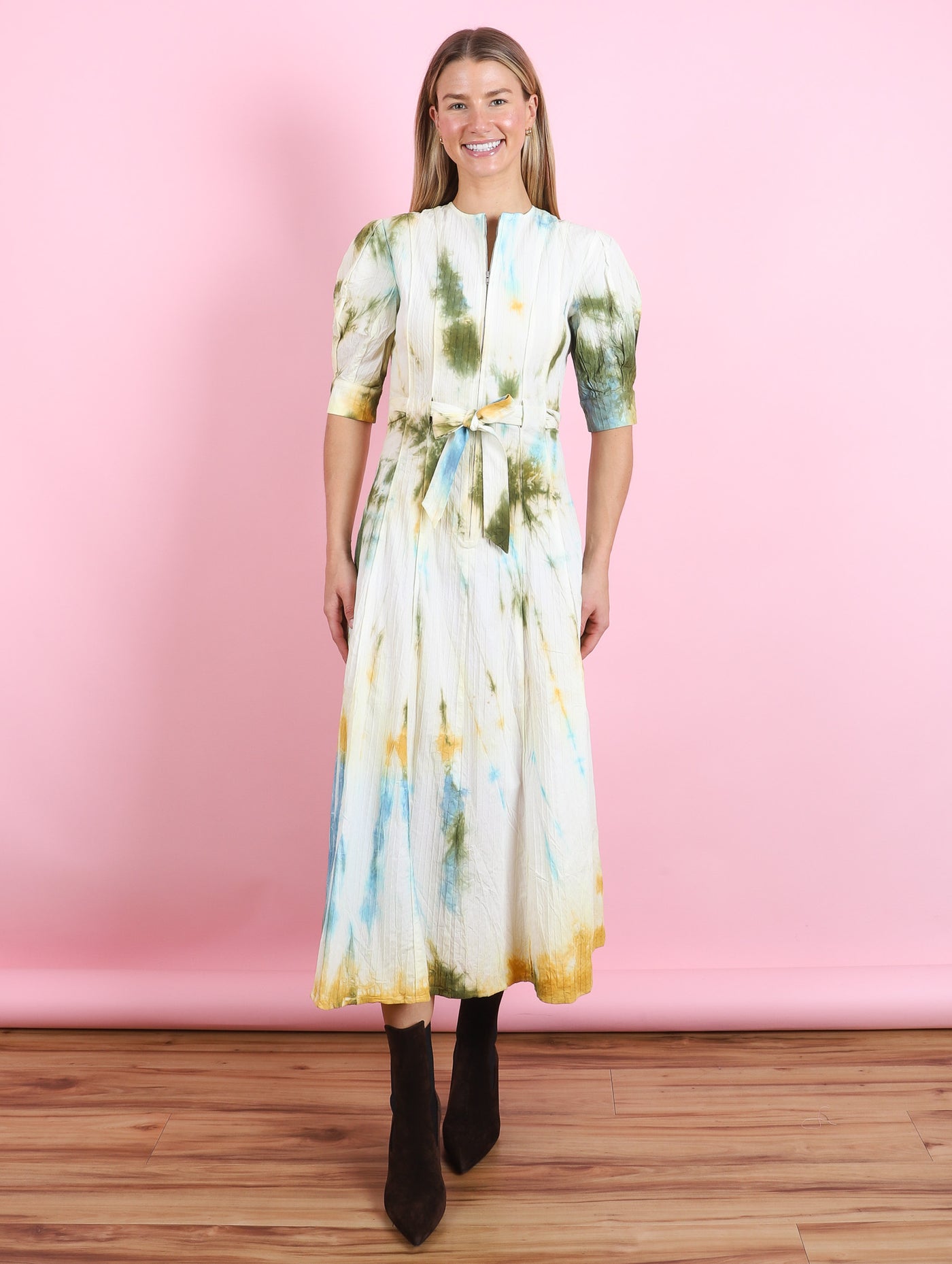Midi Zipper Dress