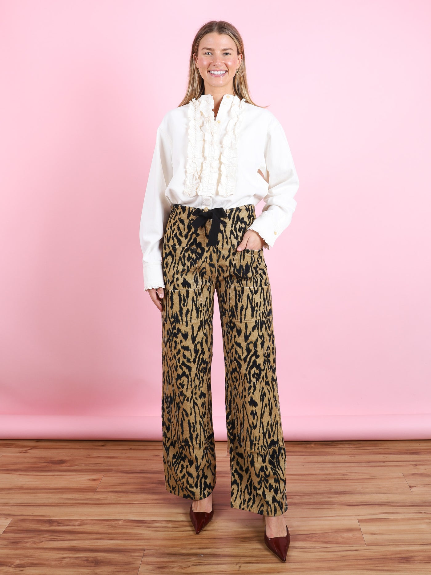 Moiree Velvet Cargo Pants
