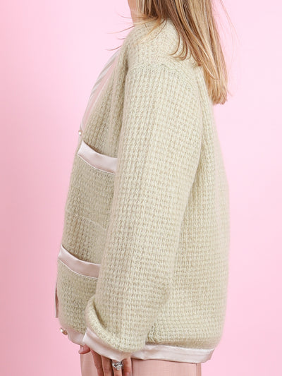 Waffle Mohair Cardigan