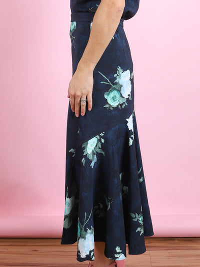 Fluted Midi Skirt