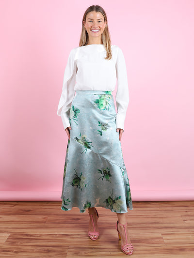 A-Line Midi Skirt