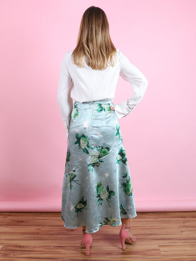 A-Line Midi Skirt