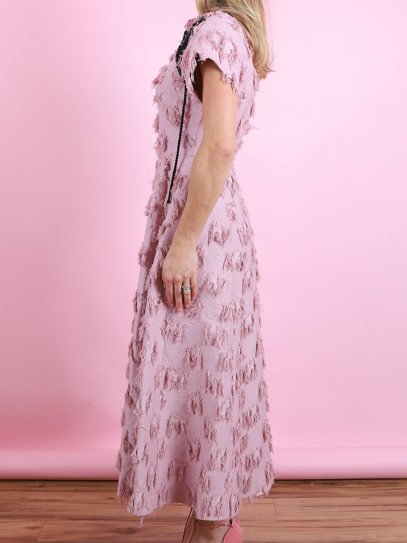 Asymmetric Short Sleeve Dress