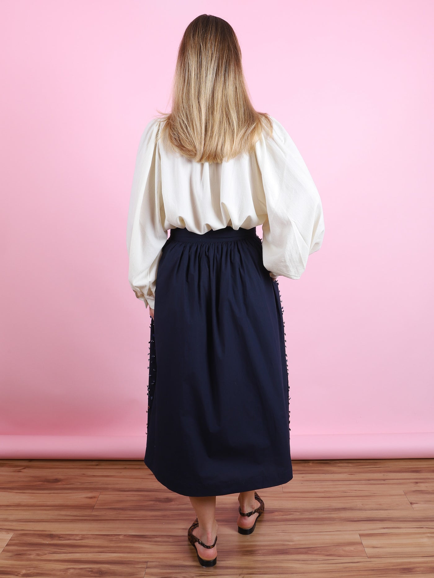 Laser Cut Flowers Skirt