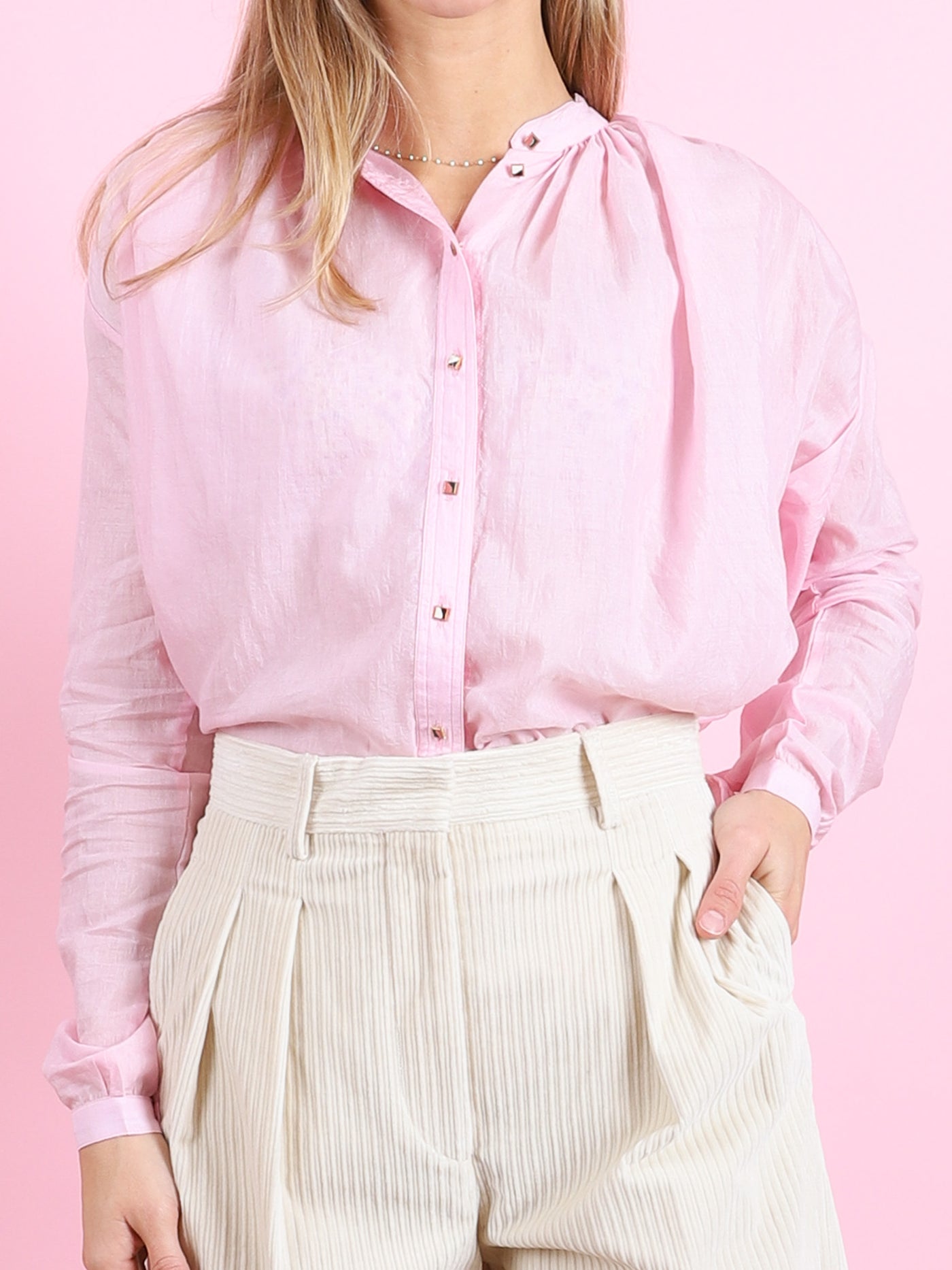 Cotton & Silk Blend Shirt