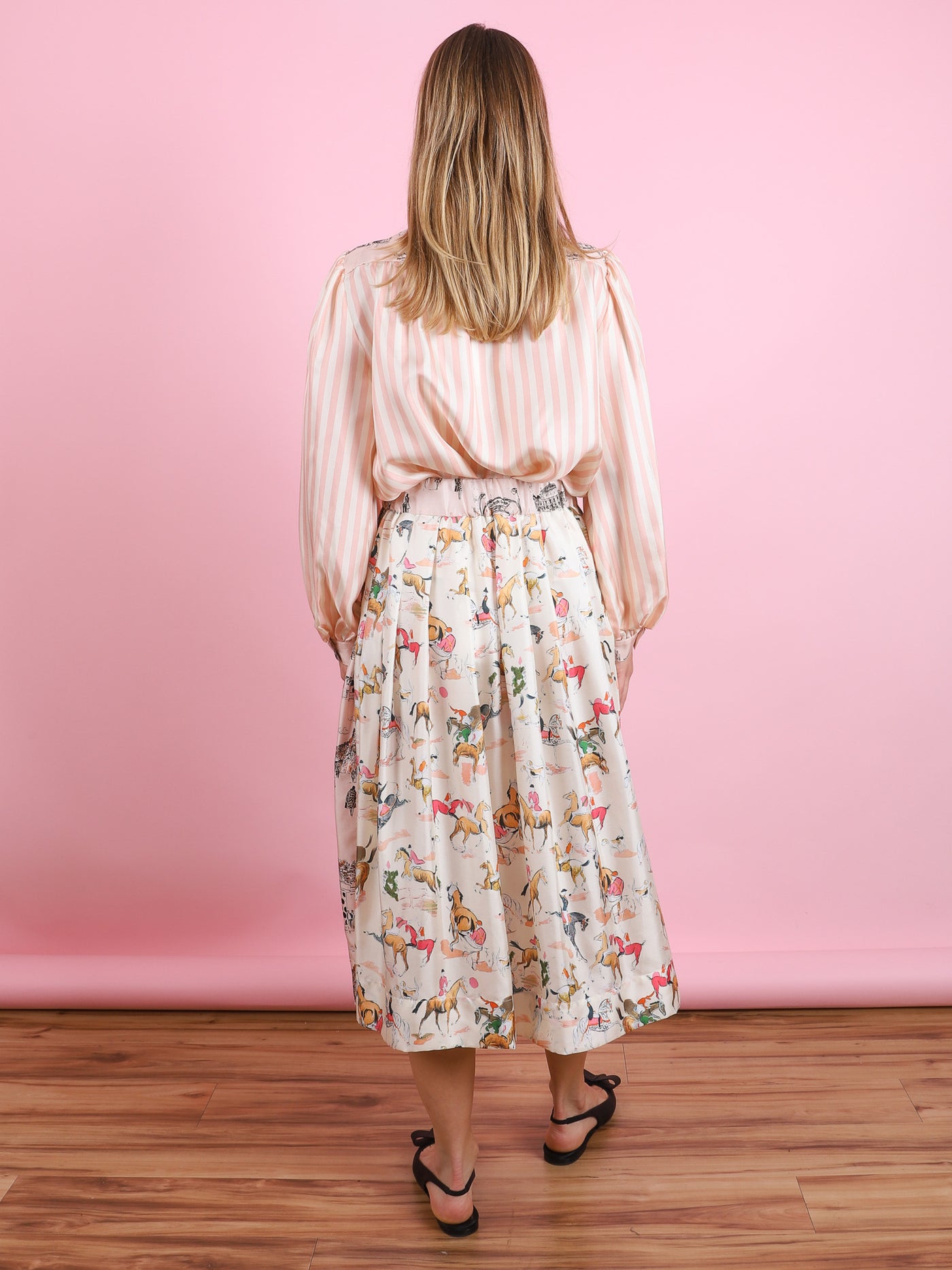 Francoise Mix Raye Blouse