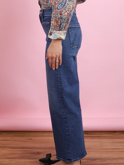 Patch Pocket Mid Rise Maven Ankle Jean in Let's Split