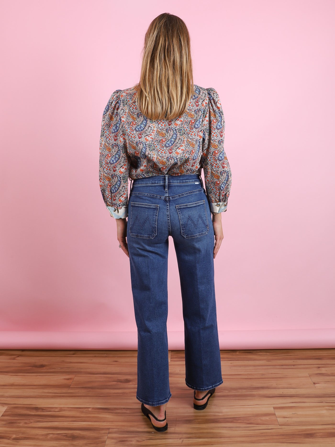 Patch Pocket Mid Rise Maven Ankle Jean in Let's Split