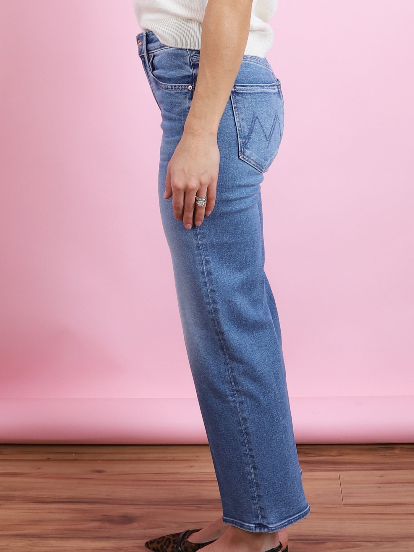 Mid-Rise Rambler Zip Ankle Jean in Out of the Blue