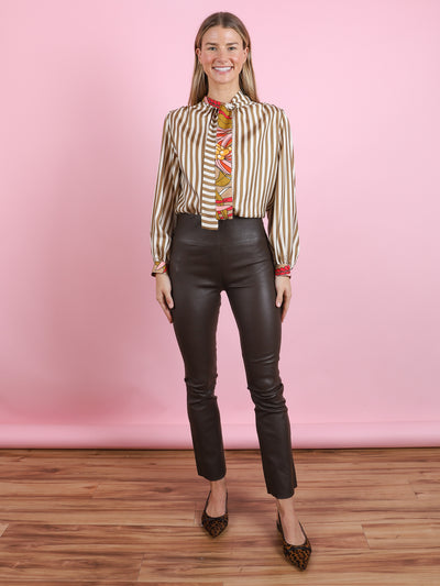 Francoise Mix Raye Blouse