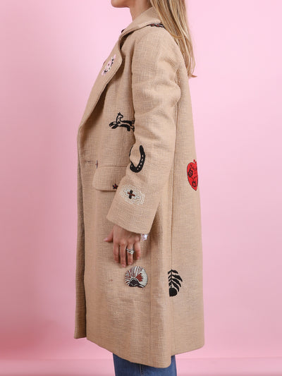 Petunia Desert Tattoo Coat