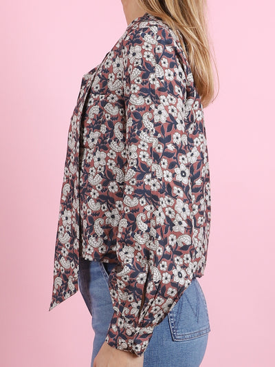 Chancery Sepia Floral Shirt