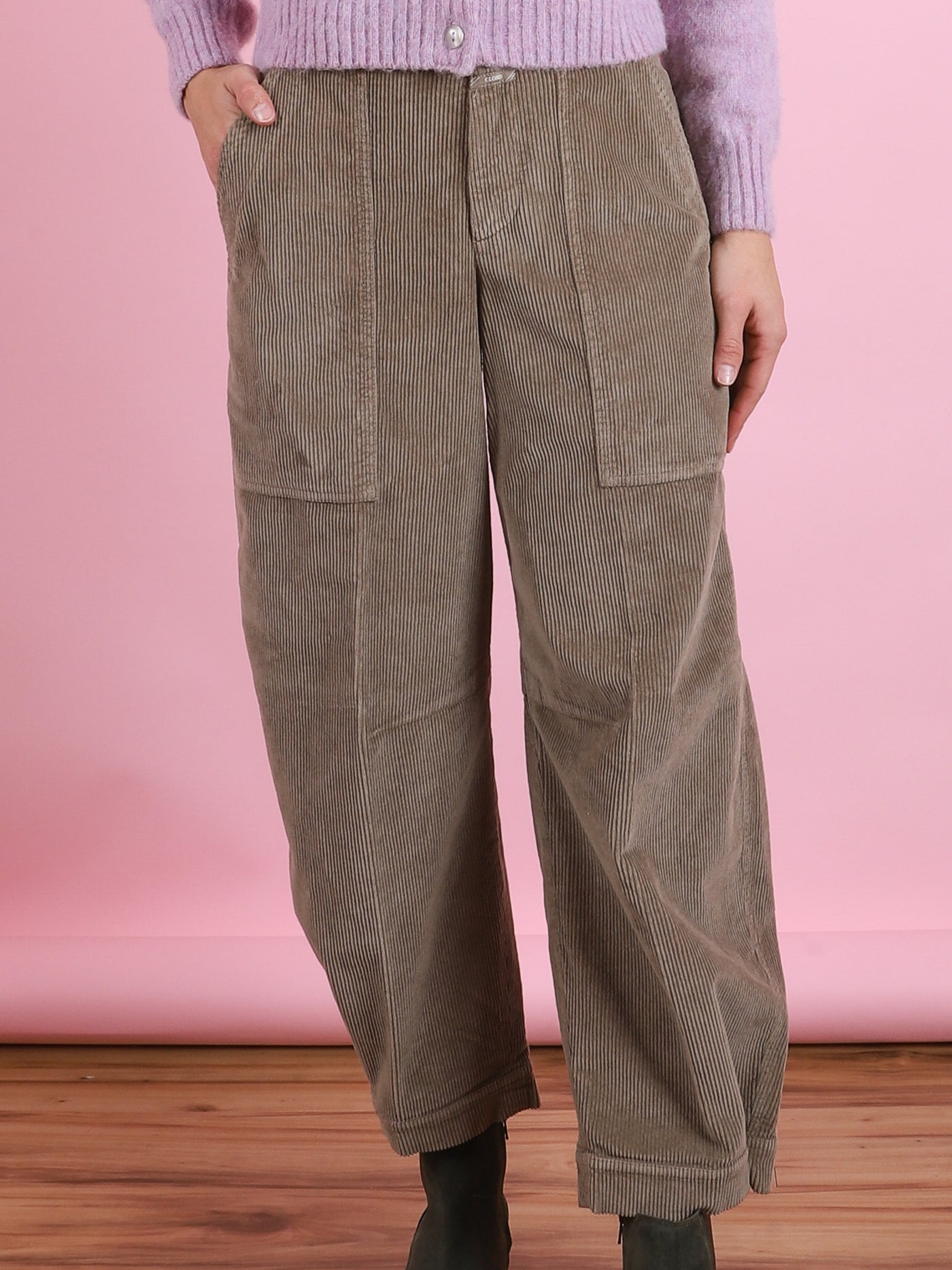 Rhannon Corduroy in Clay