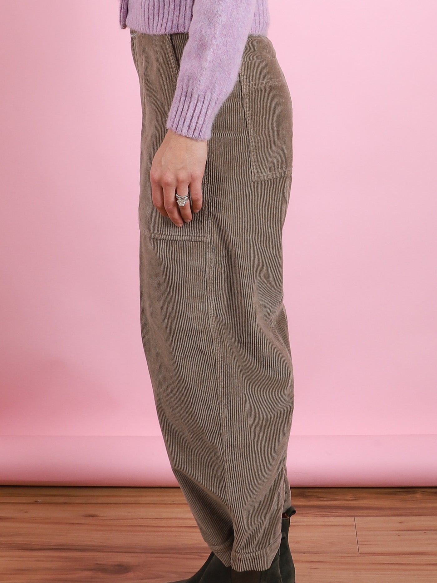 Rhannon Corduroy in Clay