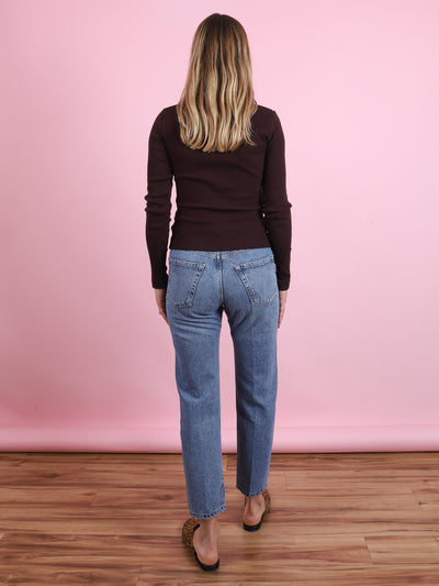 Varra Henley in Mahogany