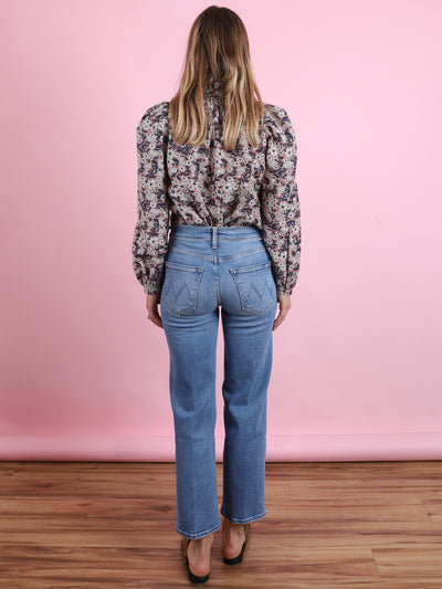 Annabel Sepia Floral Shirt