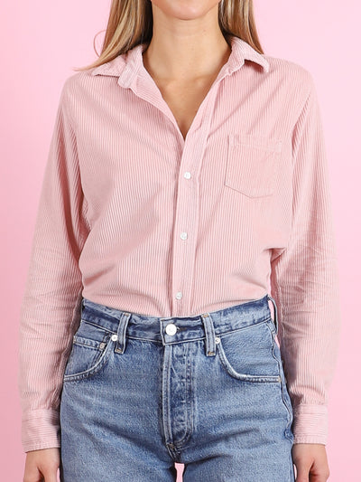 Barry Corduroy Shirt in Dusty Pink