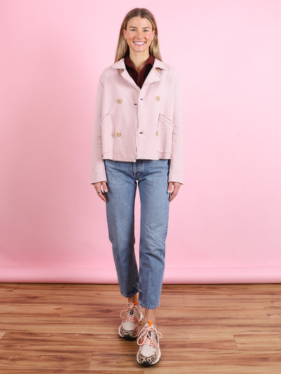 Mini Belfast Cropped Sweatshirt Peacoat