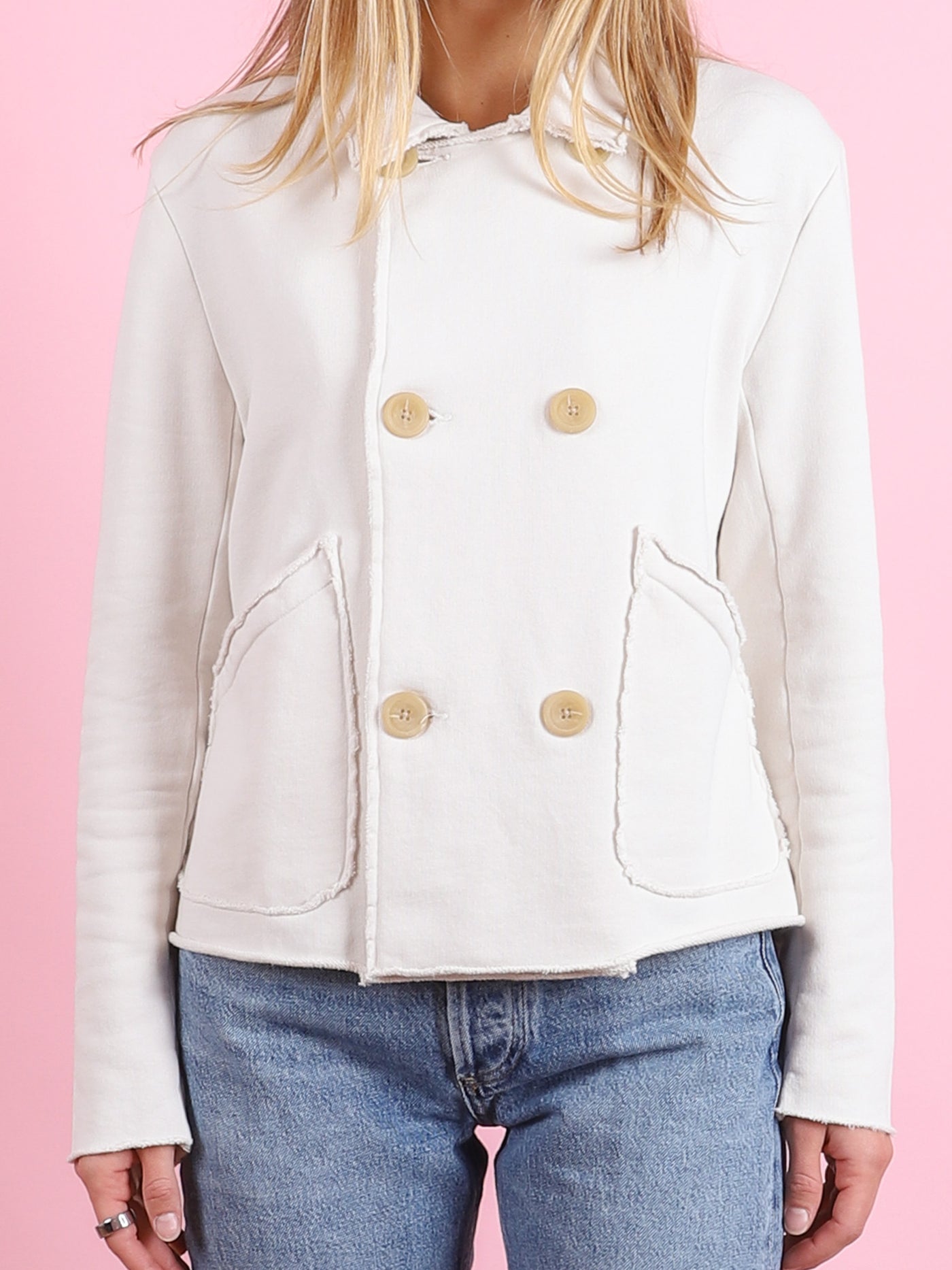 Mini Belfast Cropped Sweatshirt Peacoat