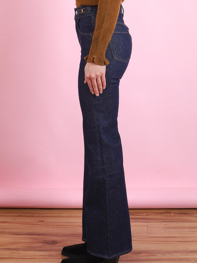 Kimberly Flare Jean with Horsebit in Helia