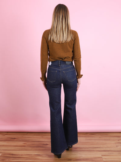 Kimberly Flare Jean with Horsebit in Helia