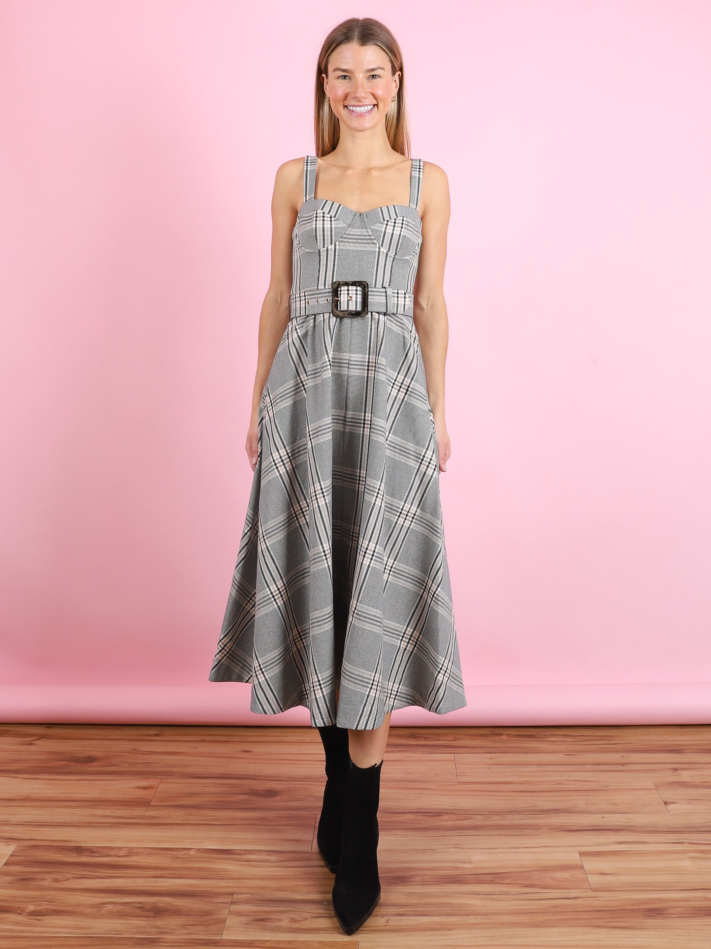 Calypso Dress Plaid