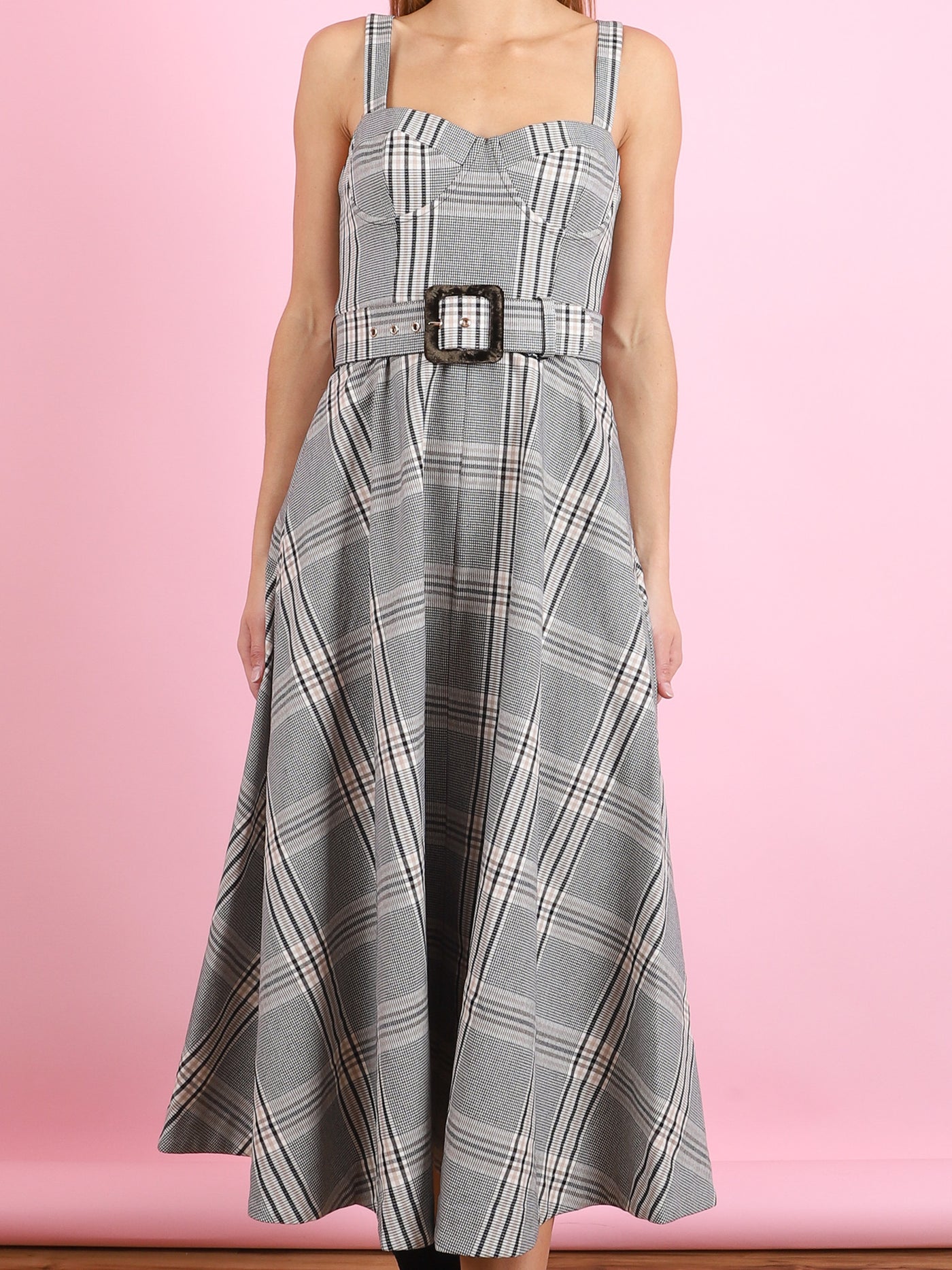 Calypso Dress Plaid