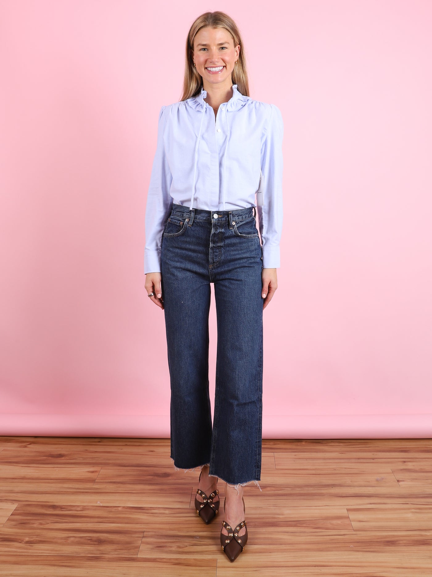 Calista Frill Collar Shirt