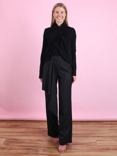 Black Vivid Horizon Sweater