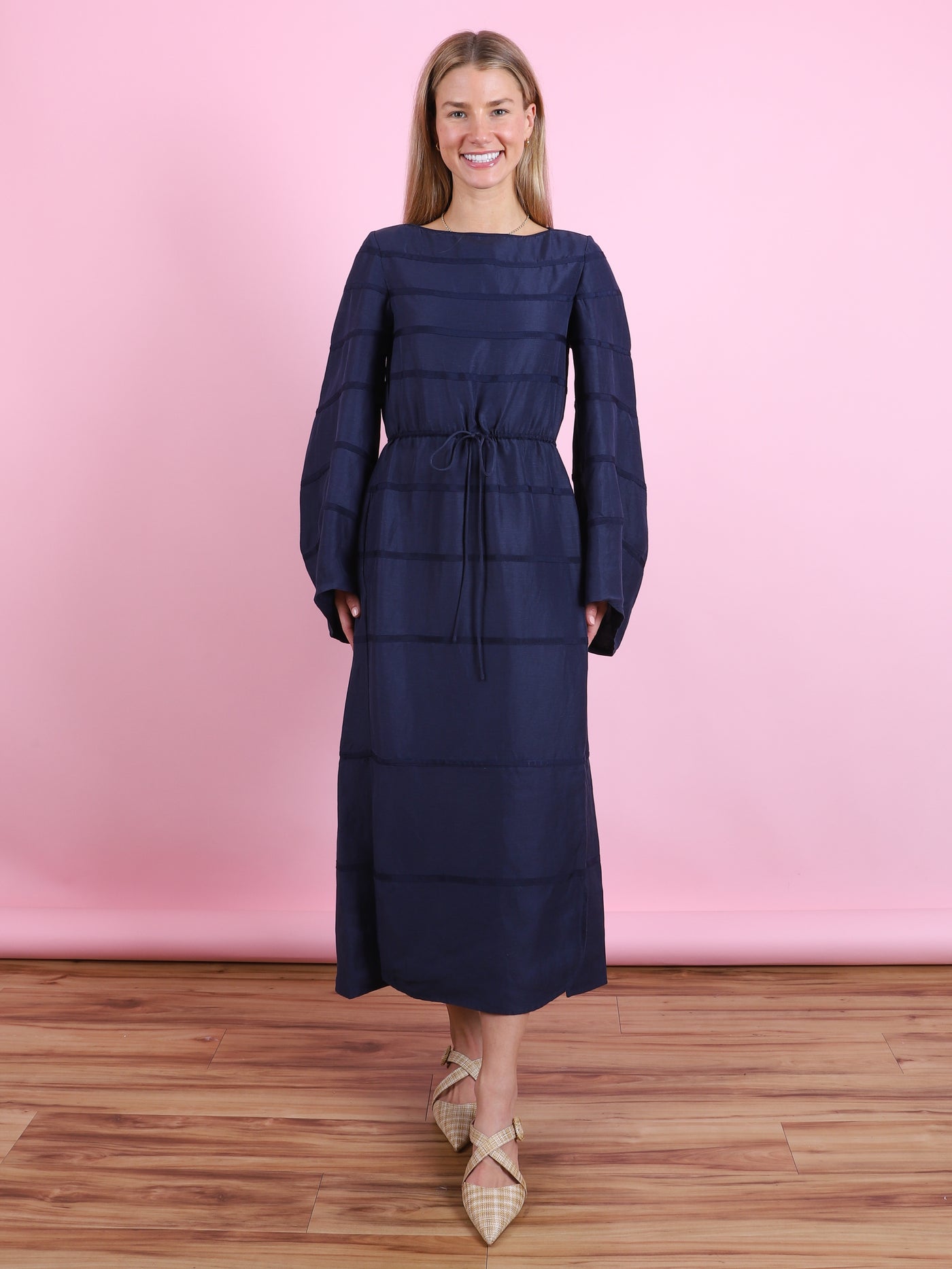 Ribbon Caftan Dress