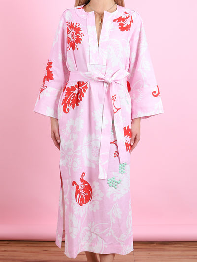 Cabana Floral Long Tunic Dress