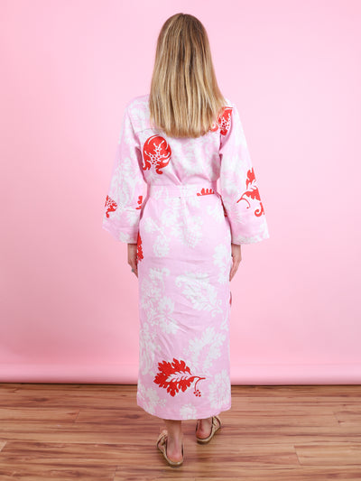 Cabana Floral Long Tunic Dress