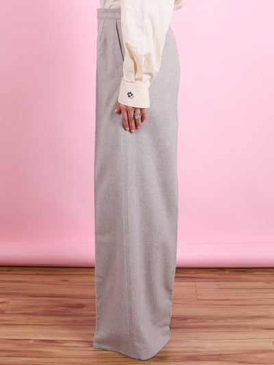 Wool Cloth Palazzo Pants