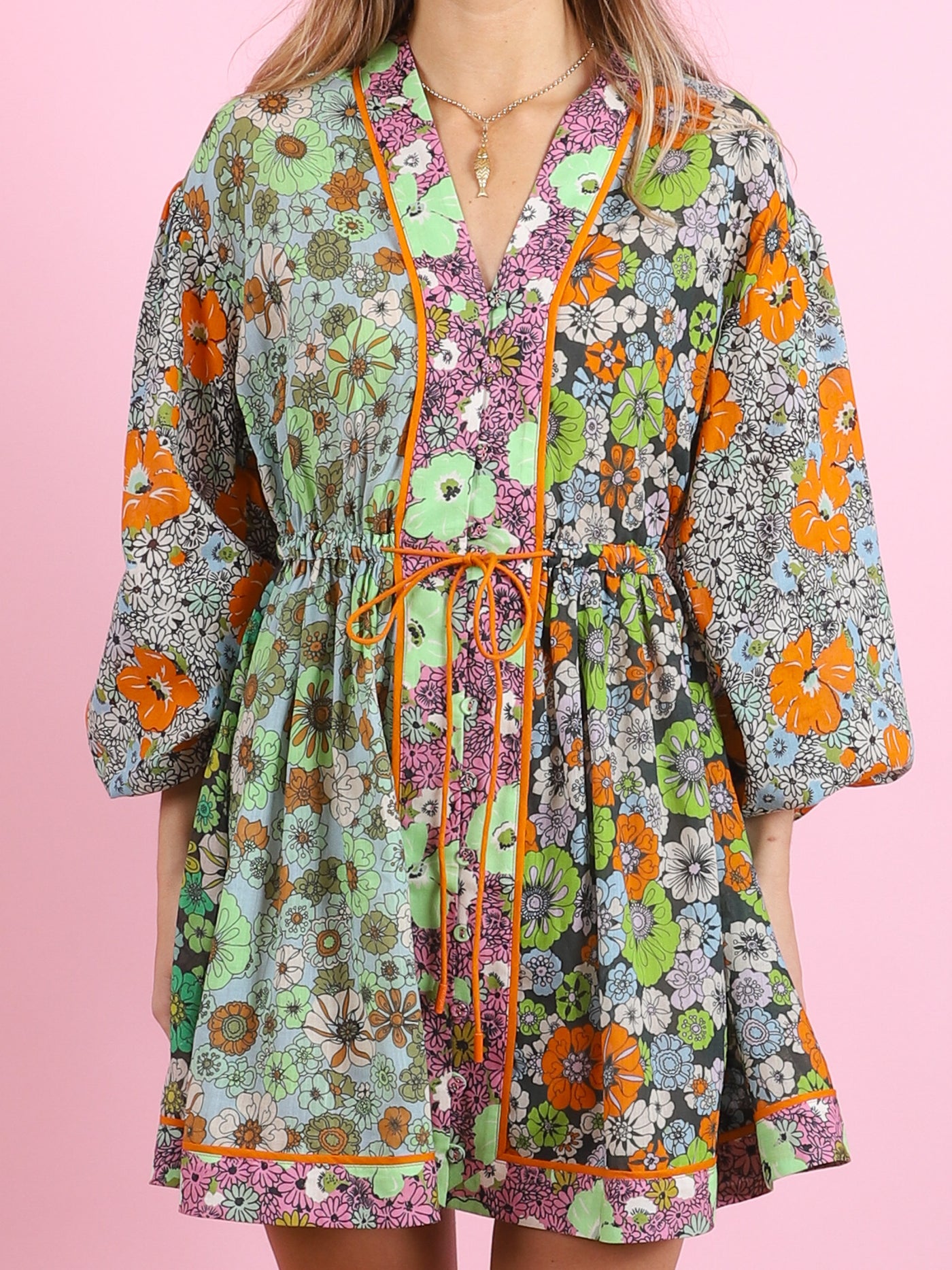 Orange Blossom Mini Dress