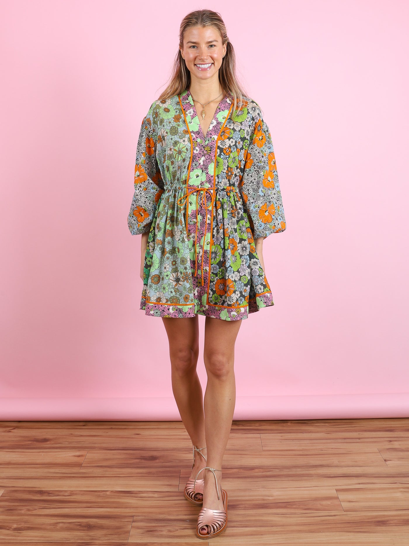 Orange Blossom Mini Dress