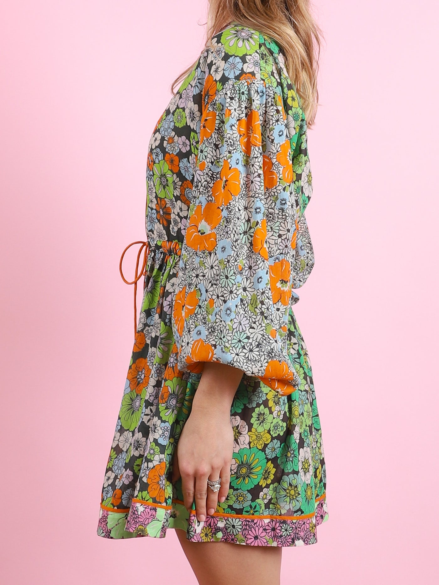 Orange Blossom Mini Dress