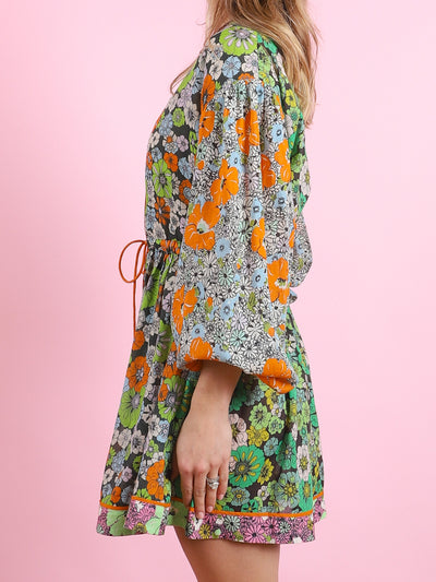 Orange Blossom Mini Dress