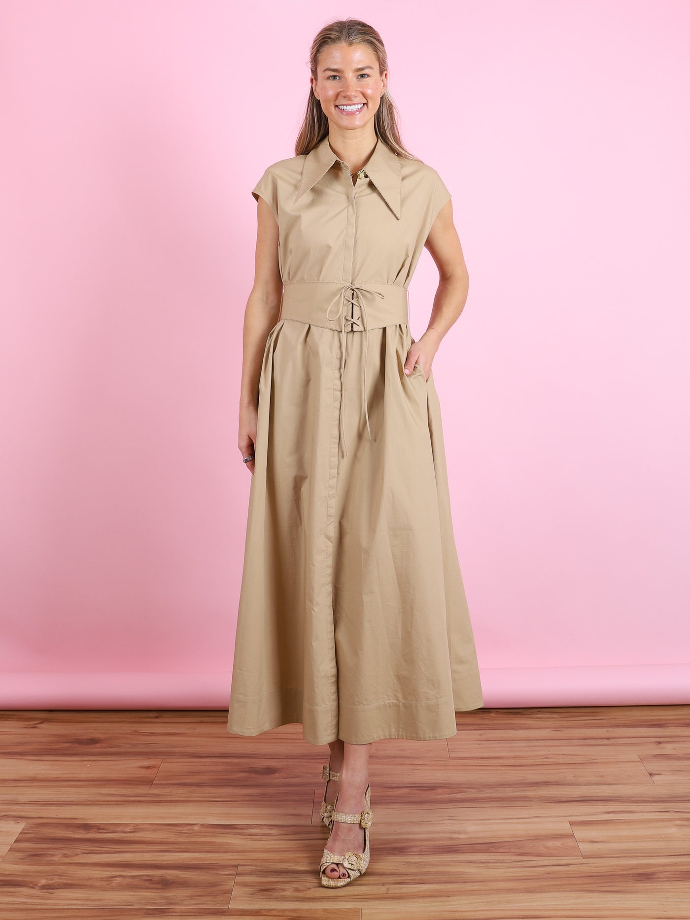 Callista Belted Dress