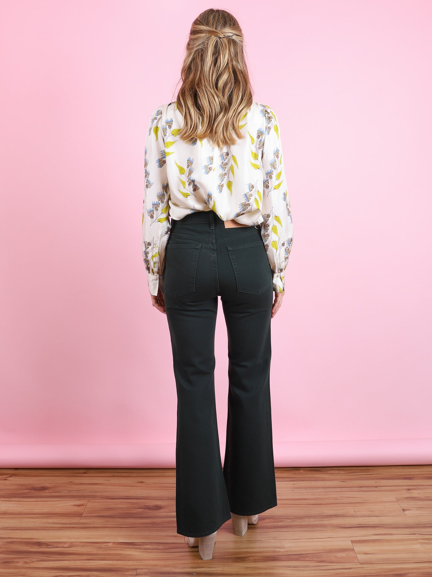 Ornament Tie Neck Blouse