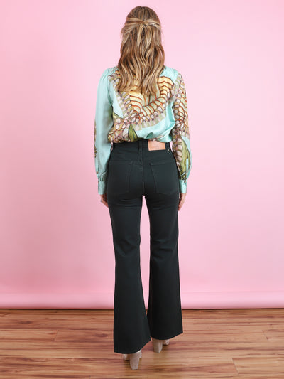 Ornament Tie Neck Blouse