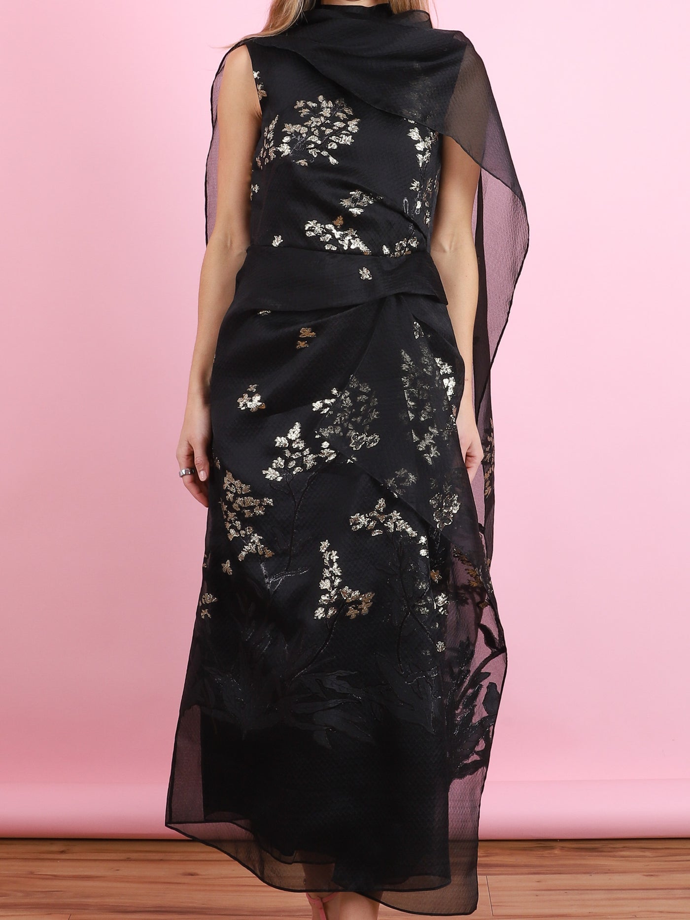 Draped Cocktail Dress