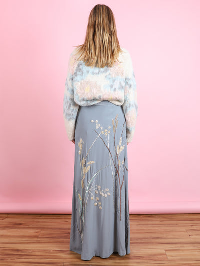 Embroidered Char Skirt