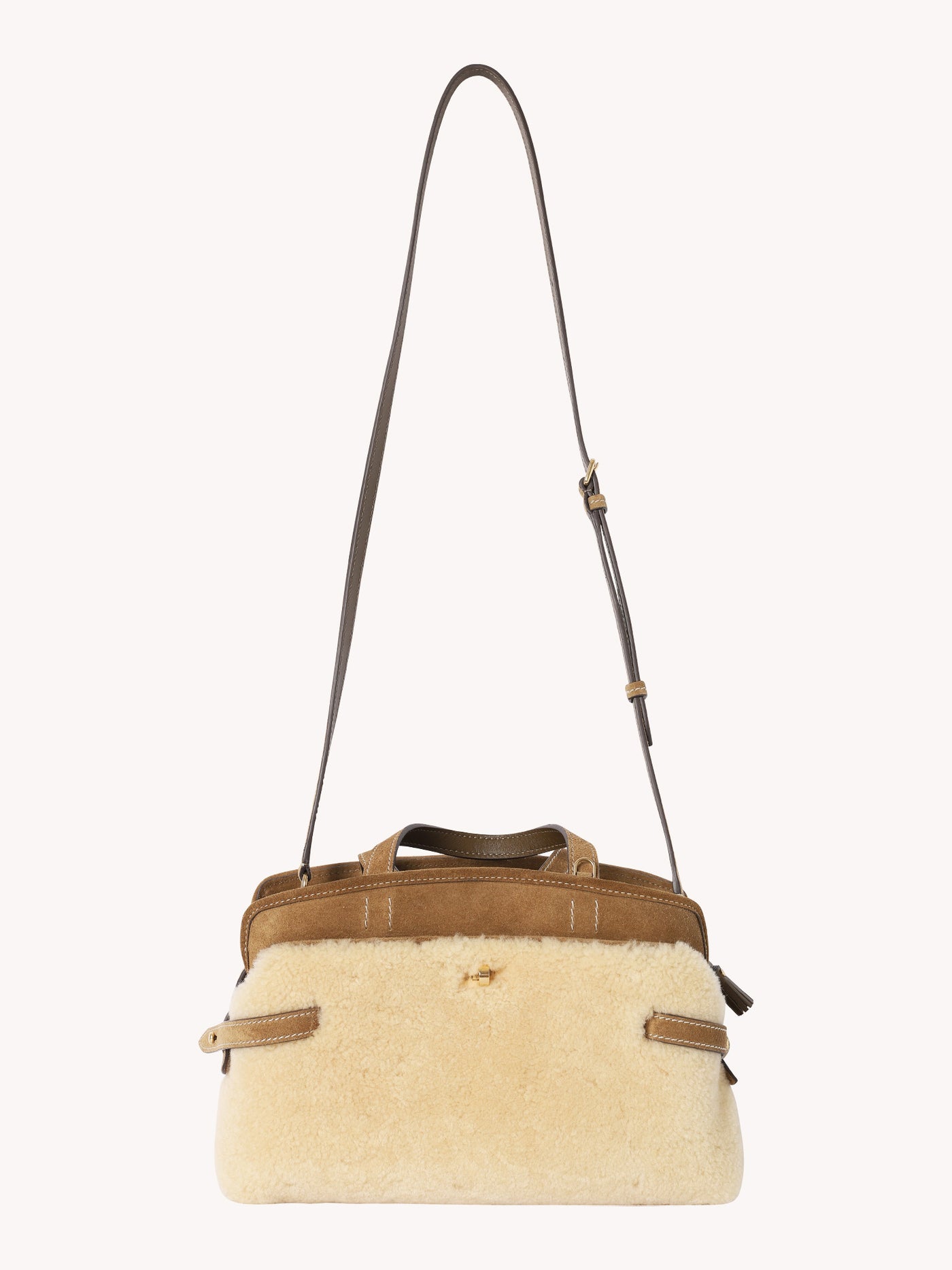 Small Wilson Shearling Crossbody