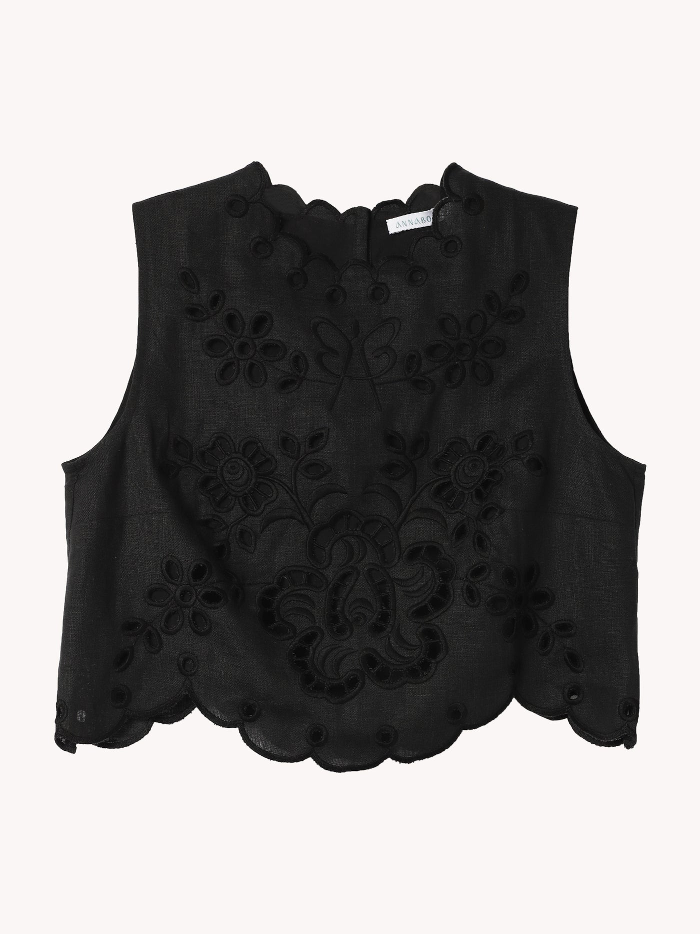 Celestial Garden Top in Black