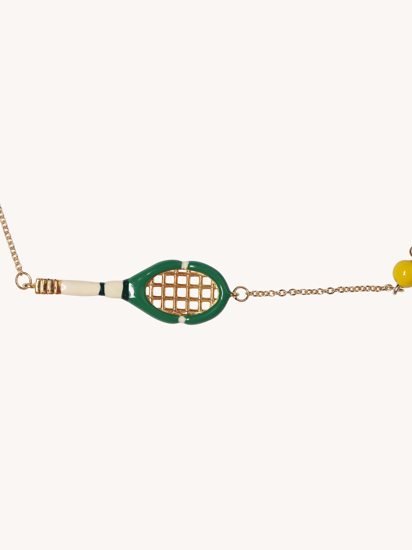 Enamel Tennis Necklace