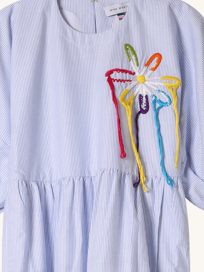 Embroidered Flower Dress