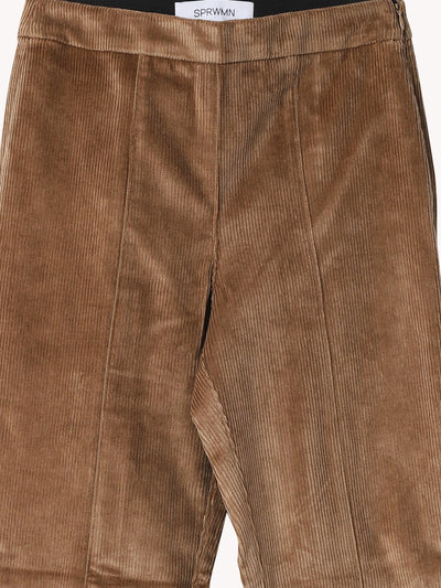 CB Ankle Flare Princess Seam Corduroy Legging