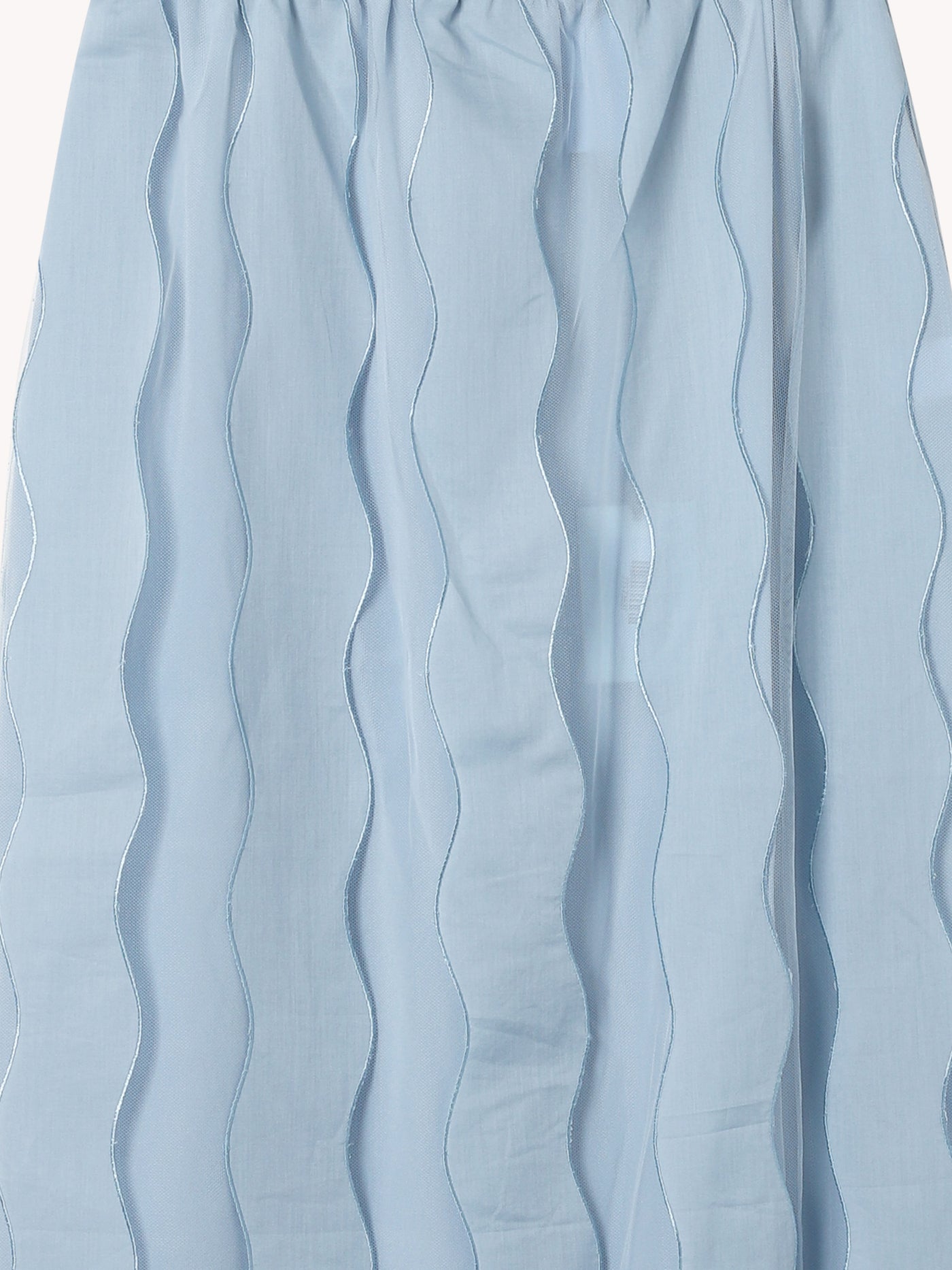 LUCY LIGHT BLUE WAVE PENCIL SKIRT