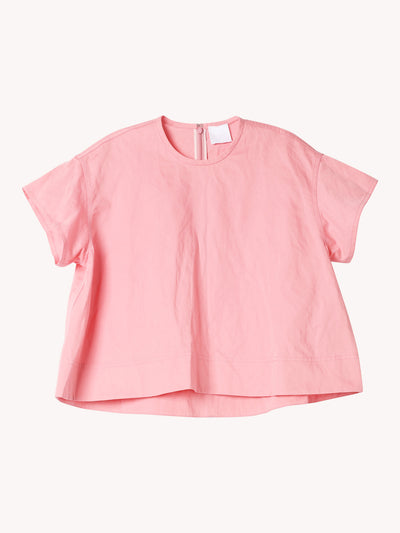Pink Short Sleeve Blouse