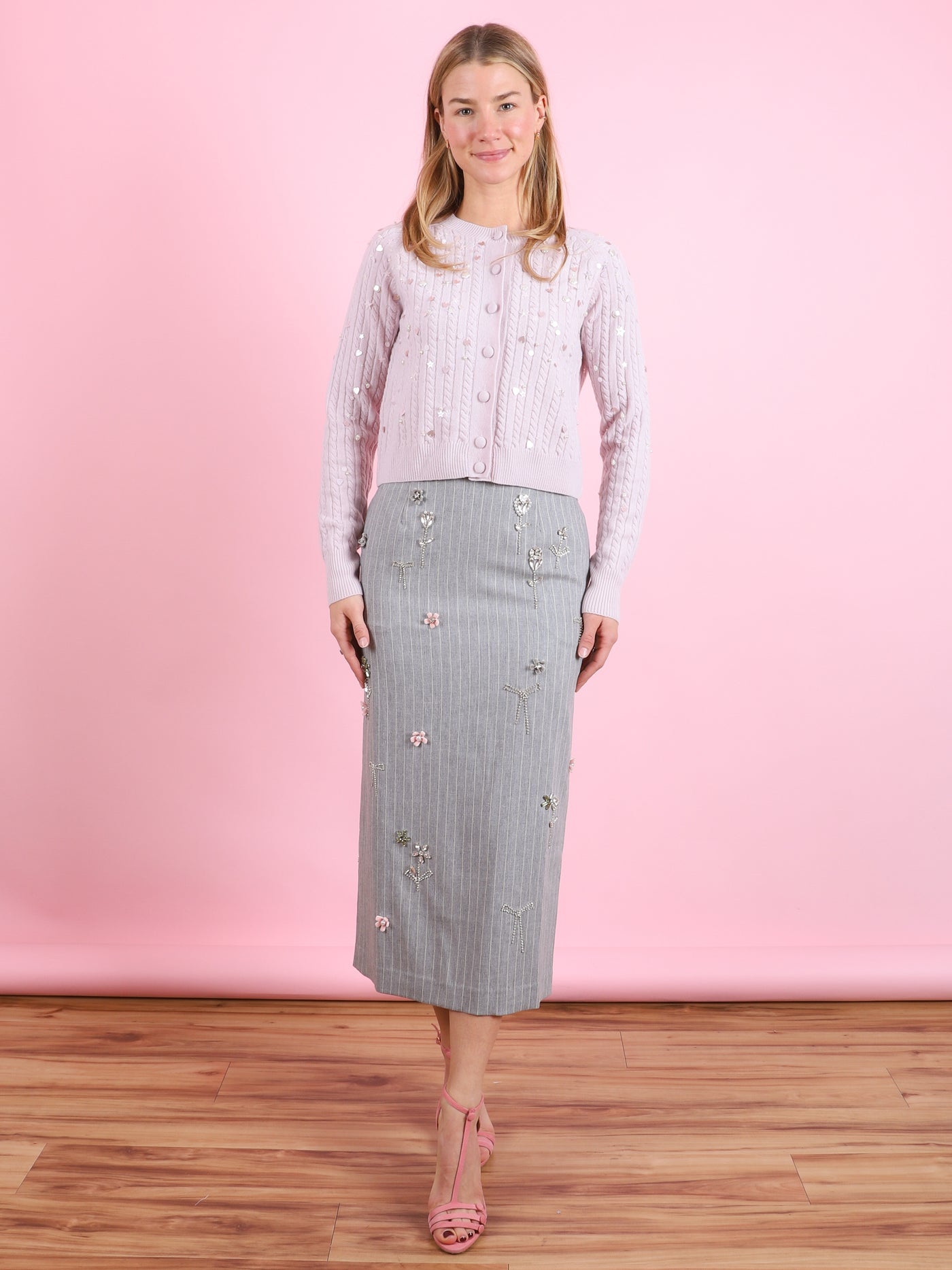 Gilberte Embroidered Cardigan